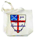 Have you hugged an Episcopalian today? tote bag